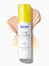Zincscreen Mineral Lotion SPF 40 ($48 value)